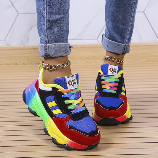 Hautmode- Chaussures Orthopédiques Arc-en-Ciel