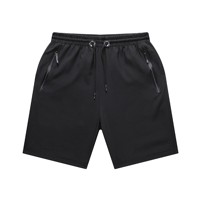 Short extensible en soie glacée grande taille pour hommes